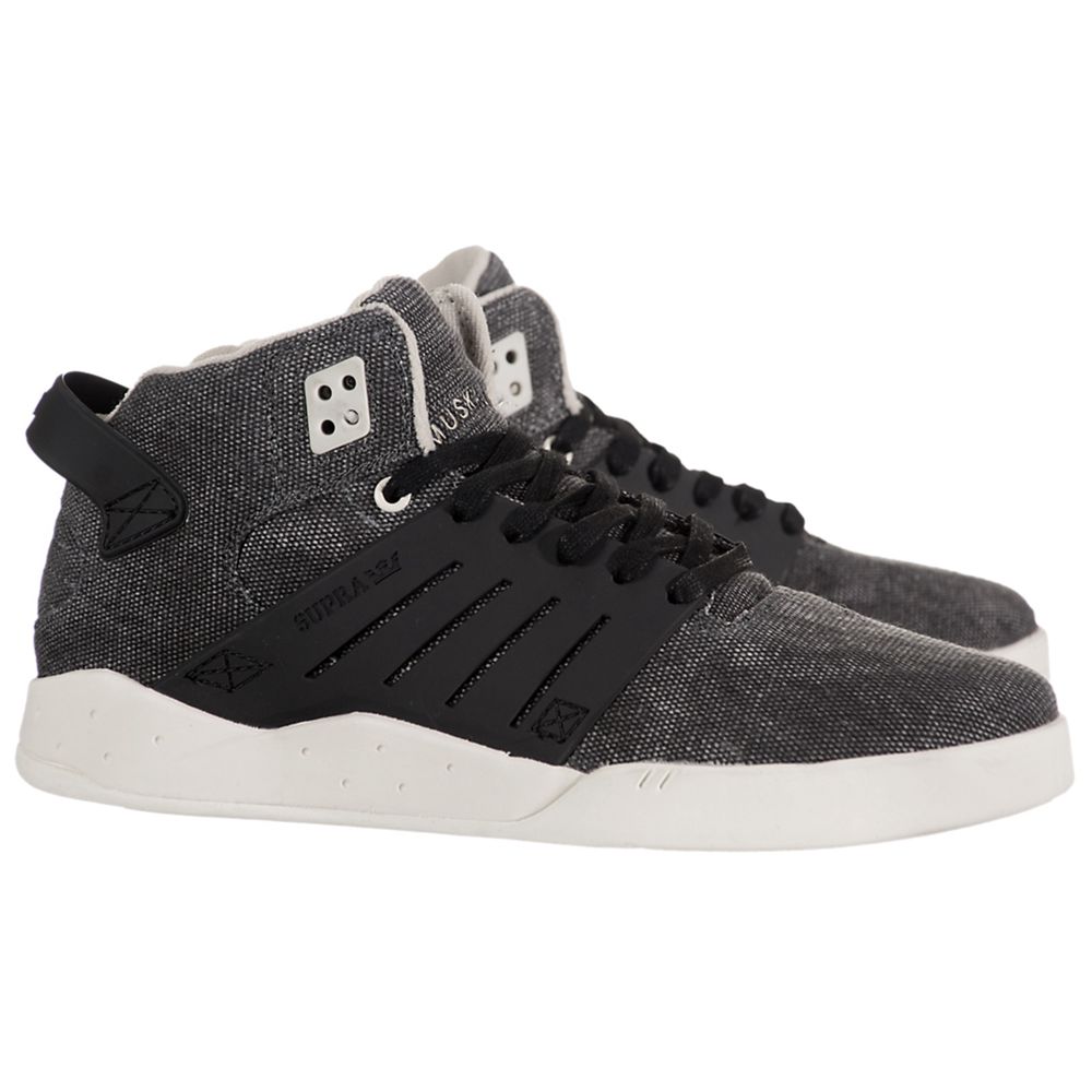 Chaussures de Skate Supra SkyTop III Grise Noir Black Homme | STA-79104445